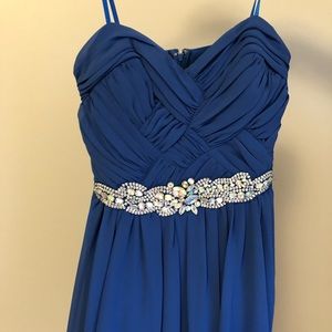 City Studio Junior Prom Dress (Size 9) color Blue